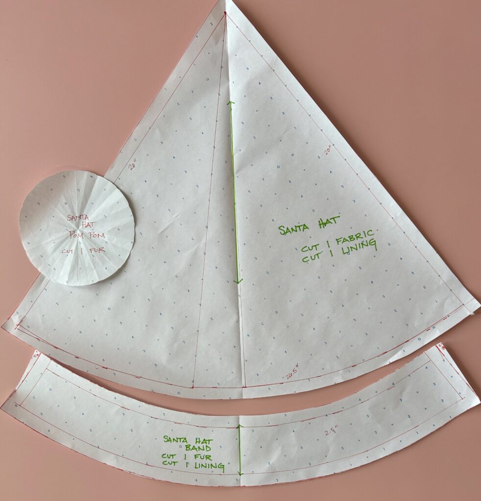 santa hat pattern – charm patterns